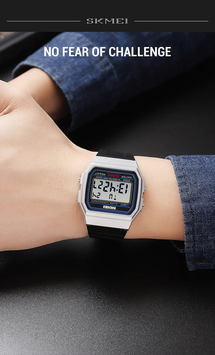 SKMEI 2042 Military Clock reloj hombre Digital Sport Watches  Mens Outdoors 5Bar Waterproof Chrono Date Week Men Wristwatches
