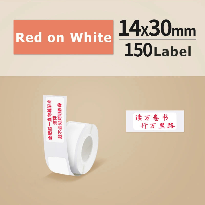 1Roll P12 P15 Thermal Label Sticker 12mm*40mm tape Compatible D30 Q30 Marklife P11 P50 L12 DELI Q2 Labeller