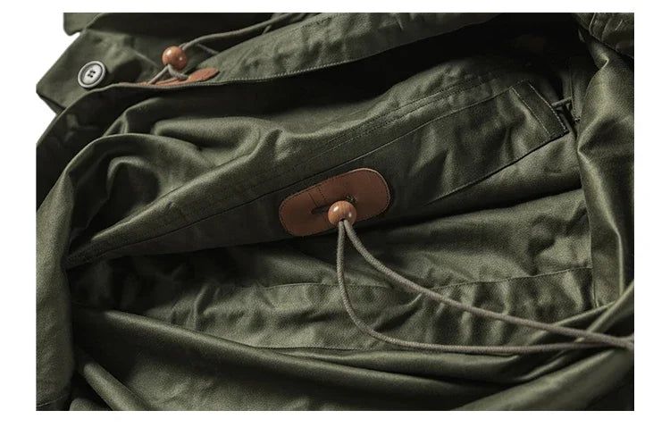 Bronson Army 10th Mountain Division Smock WWII Field Parka Mens Anorak Loose Fit