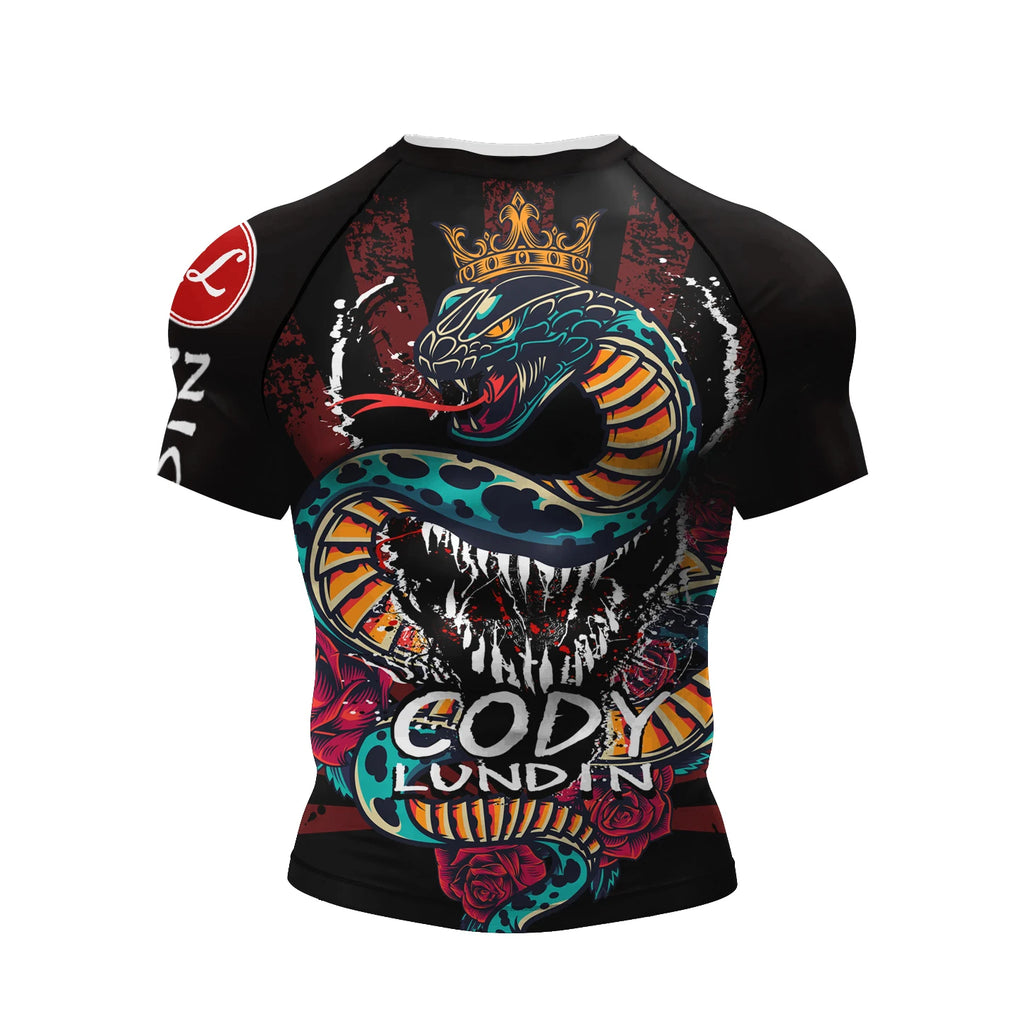 Cody LUNDIN 3D Print Sports Quick-dry Breathable Men T-shirt Brazilian Jiu-jitsu Fitness Boxing Parent-child Short Sleeve Summer