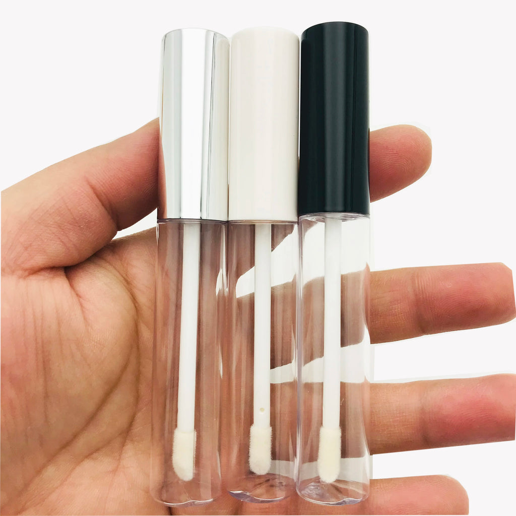 10ml Lip Gloss Tubes Empty mascara bottle Clear Plastic DIY Refillable cosmetic packing container