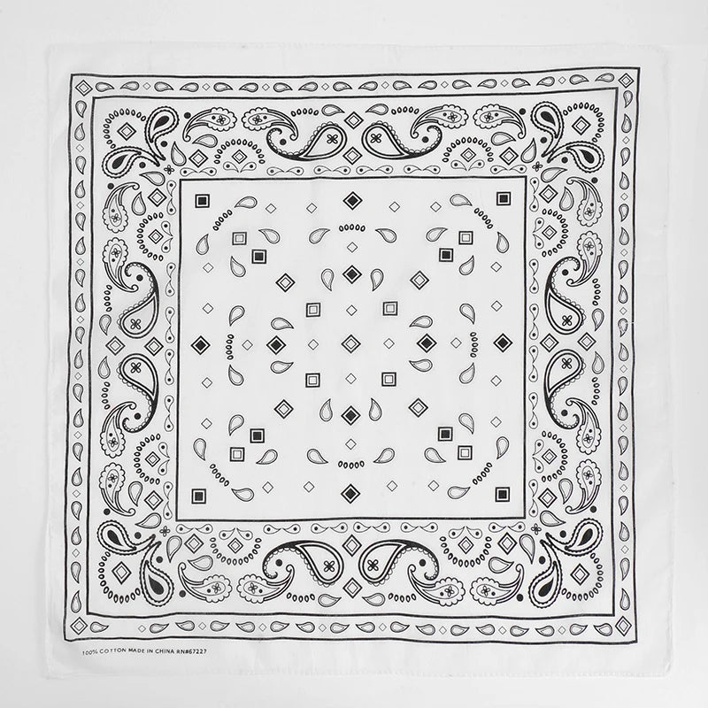f151 Unisex Hiphop Cotton Bandanas Face Mask Scarf Headwear Women Snood Headband Men Fishing Mask Hiking Balaclava Handkerchief