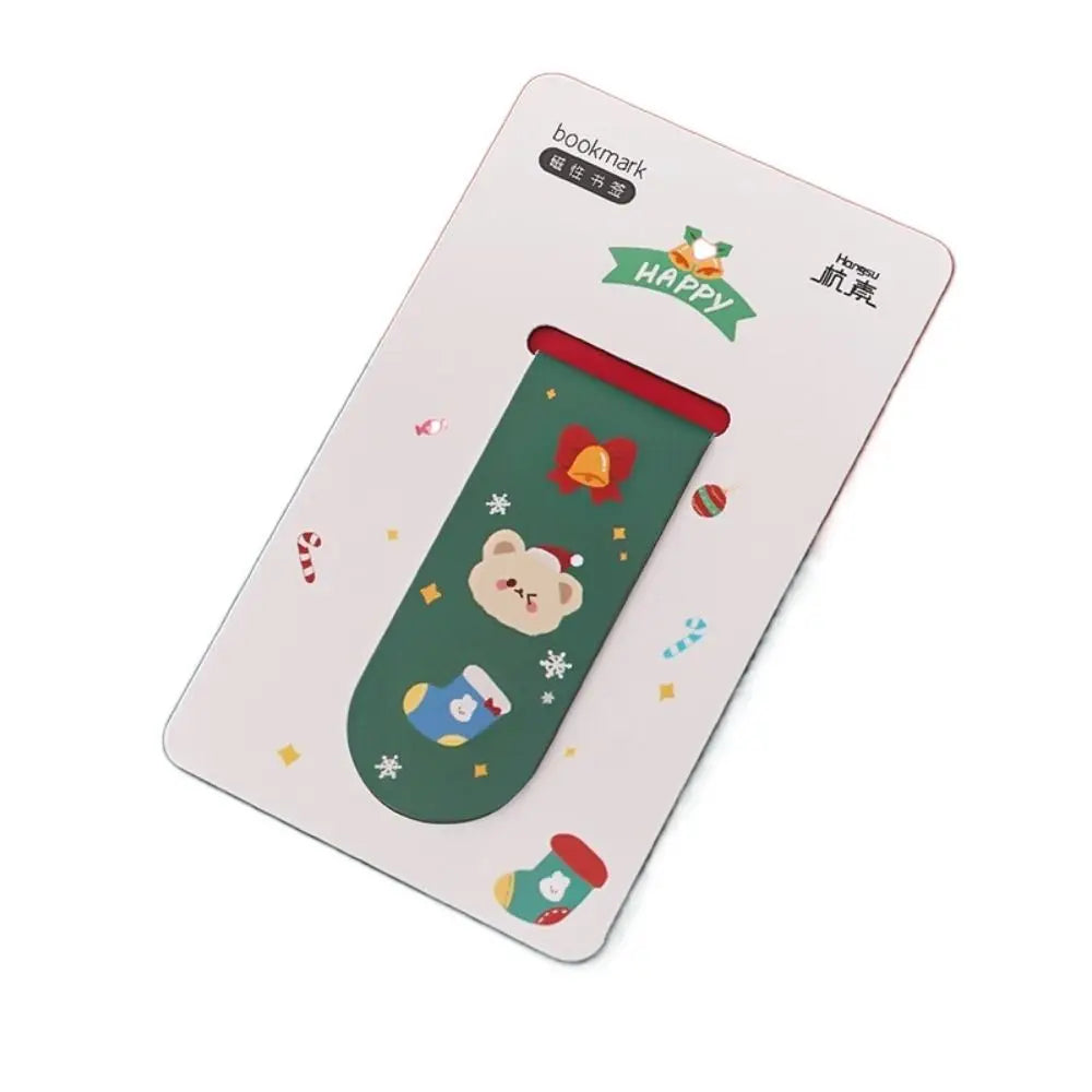 Office Supplies Gifts For Teacher Student Stationery Reading Marker Magnetic Bookmarks Christmas Bookmarks Book Page Folder
