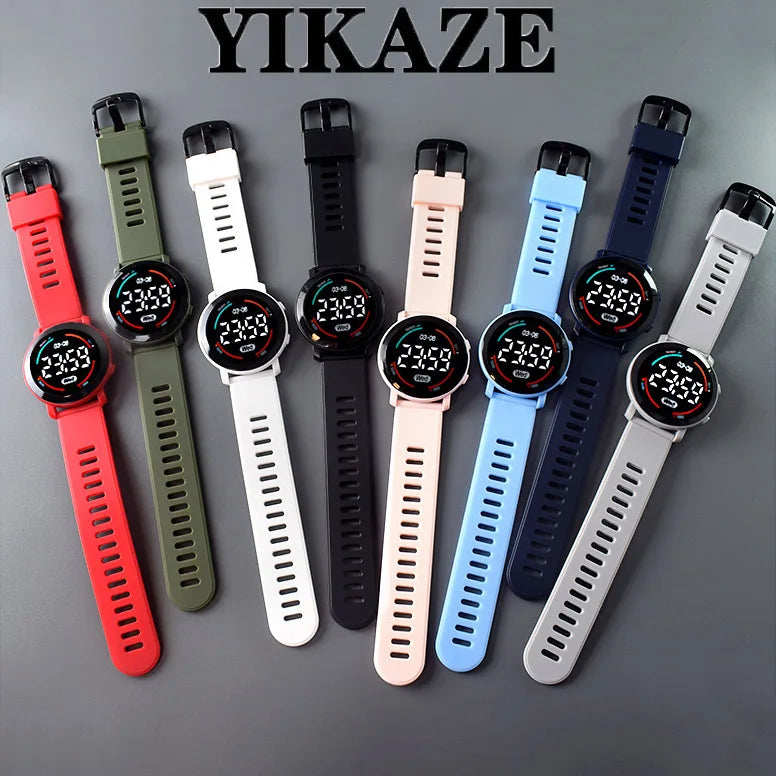 LED Digital Kids Watches Luminous Waterproof Sport Children Watch Silicone Strap Electronic Wrist Watch For Boys Gril reloj niño