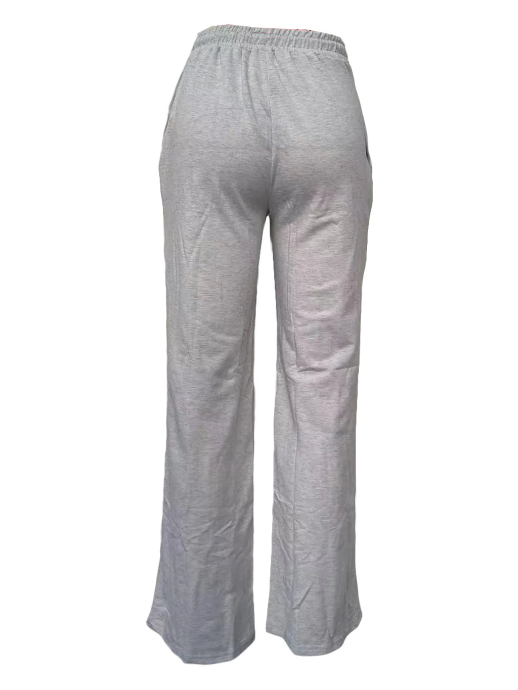 Women Pants Lace Up Ankle Length Loose Pants High Waist Zipper Capris Tracksuit Elegant Party Y2k Mom Pockets Streetwear Casual