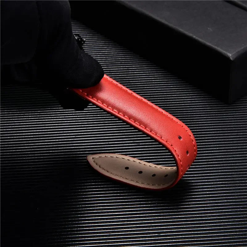 New Women's Business Commuter Strap 18mm 20mm 22mm 24mm with Automatic Butterfly Buckle Watchband