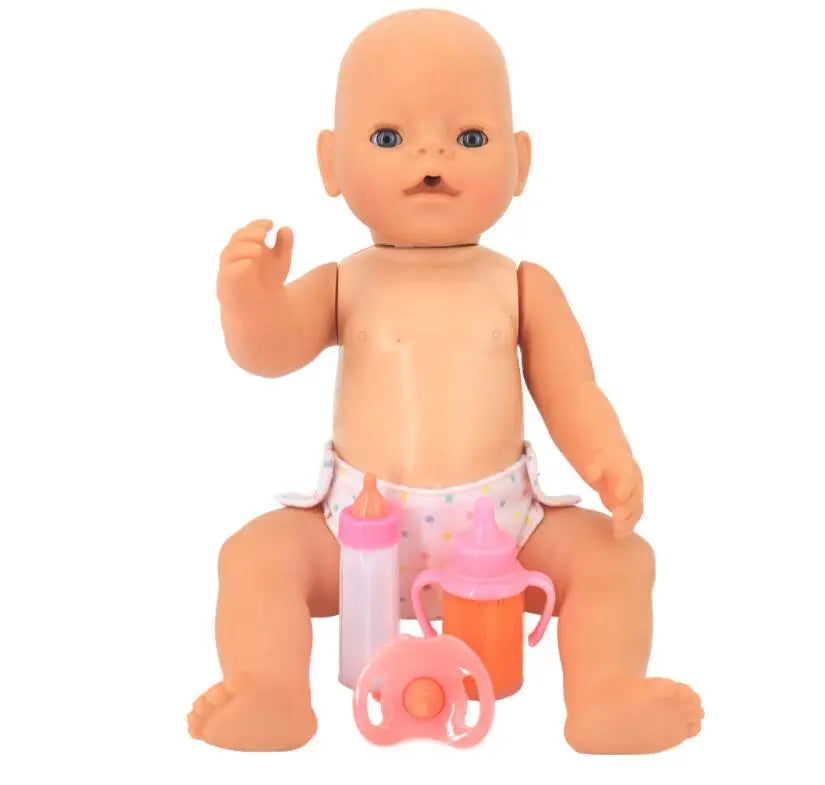 Baby Disappearing Doll Feeding Set Wear For Reborn Baby Doll, Multiple Baby Doll Accessories, Children Best Birthday Gift.
