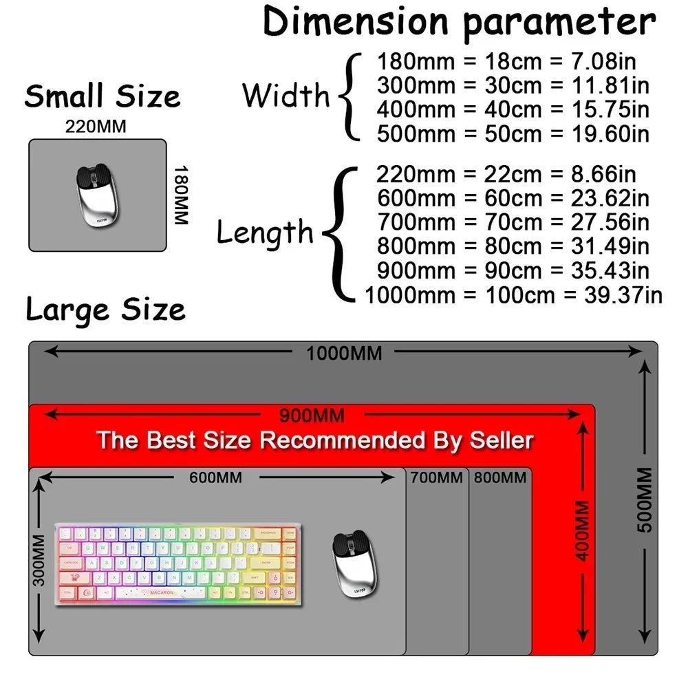 HD Printing New Wallpaper C_cyberpunk E_edgerunners Mouse Pad Non-slip Mousepad Computer Gamer LockEdge Desk Mat PC Keyboard Mat