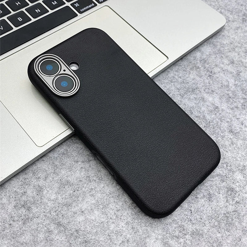 Magnetic Alloy Lens Wireless Charging Shockproof Case For iPhone 17 17Pro Max 16 Pro Active Touch Camera Button Hard PC Cover