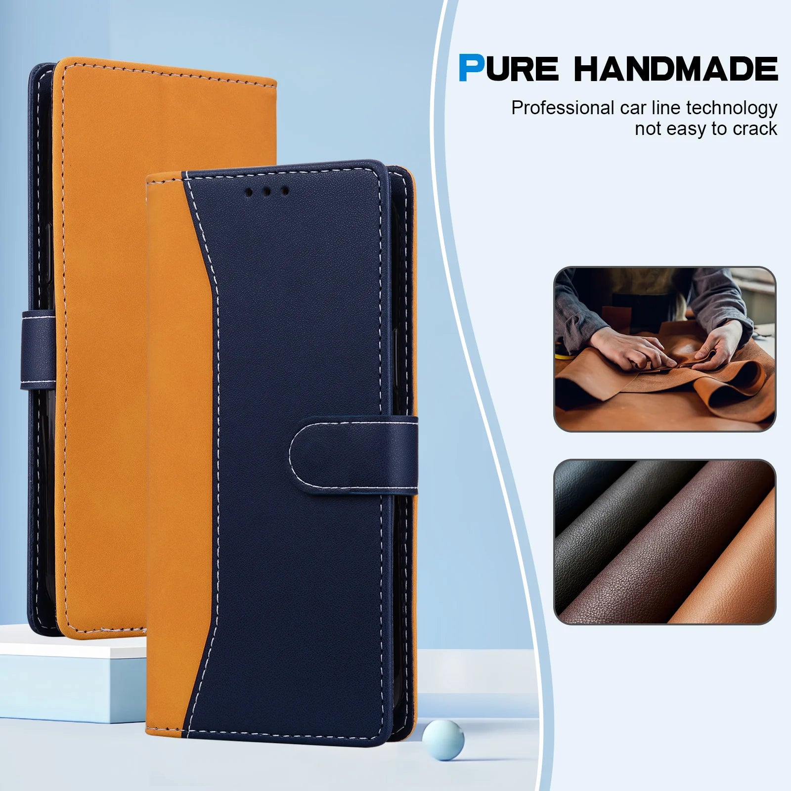 Magnetic Flip Leather Cover Wallet Case For Motorola Moto E15 E14 E13 E20 E30 E40 E22 E22i E32 E32s 4G/5G