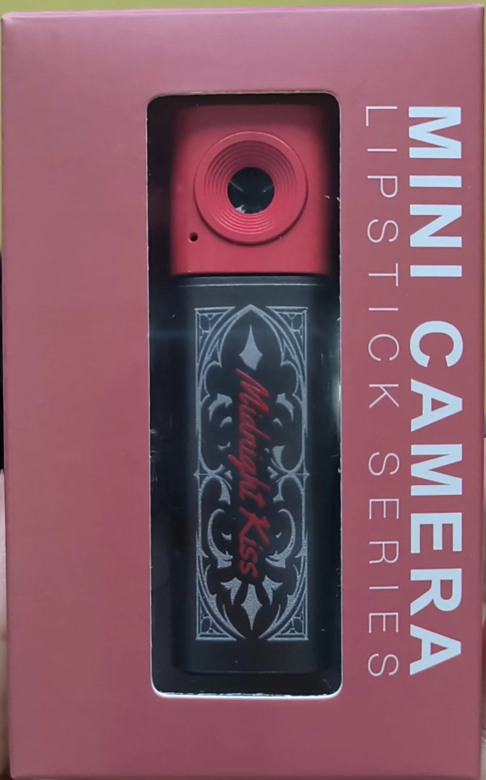 2K HD Thumb Camera, 230° Rotatable Lens with TFT LCD Screen, Lipstick-Style Portable Keychain Camera， Easy Carry for Daily