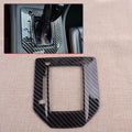 Car Interior Center Console Gear Shift Box Panel Trim Cover Carbon Fiber Style Plastic Fit for Subaru XV Crosstrek 2018-2021 LHD