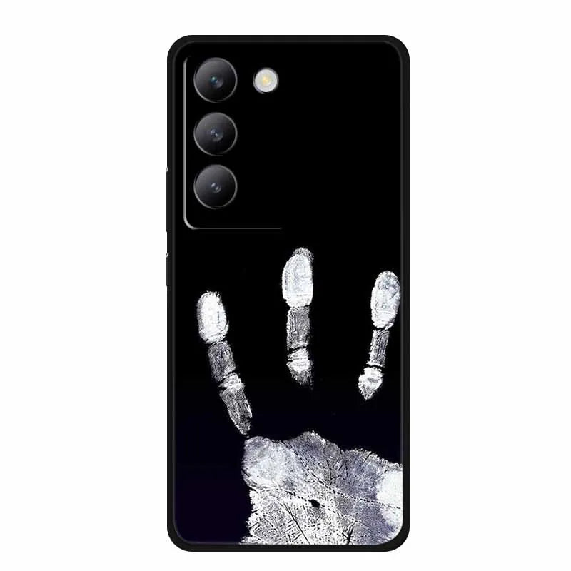 For vivo V40 SE Case Luxury TPU Soft Silicone Phone Back Cover for vivo V40 SE 5G Protective Shockproof Flowers Girl Cute Coque