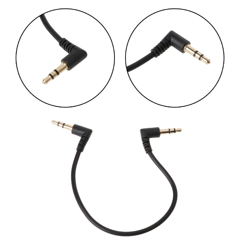 2022 New 90 Degree Right Angled 3.5mm Male To Male Stereo Cable For Car AUX