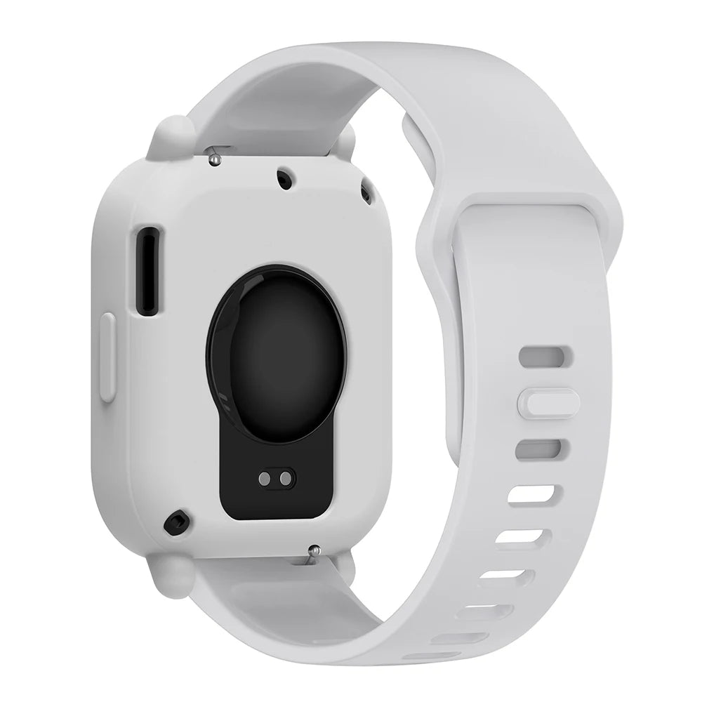 Silicone Strap For Redmi Watch 5 Active Smart Watch Band + Protective Case Shell