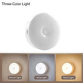 Mini LED Touch Sensor Night Lights USB Rechargeable Kitchen Bedroom Magnetic Base Wall Light Round Portable Dimming Night Lamp