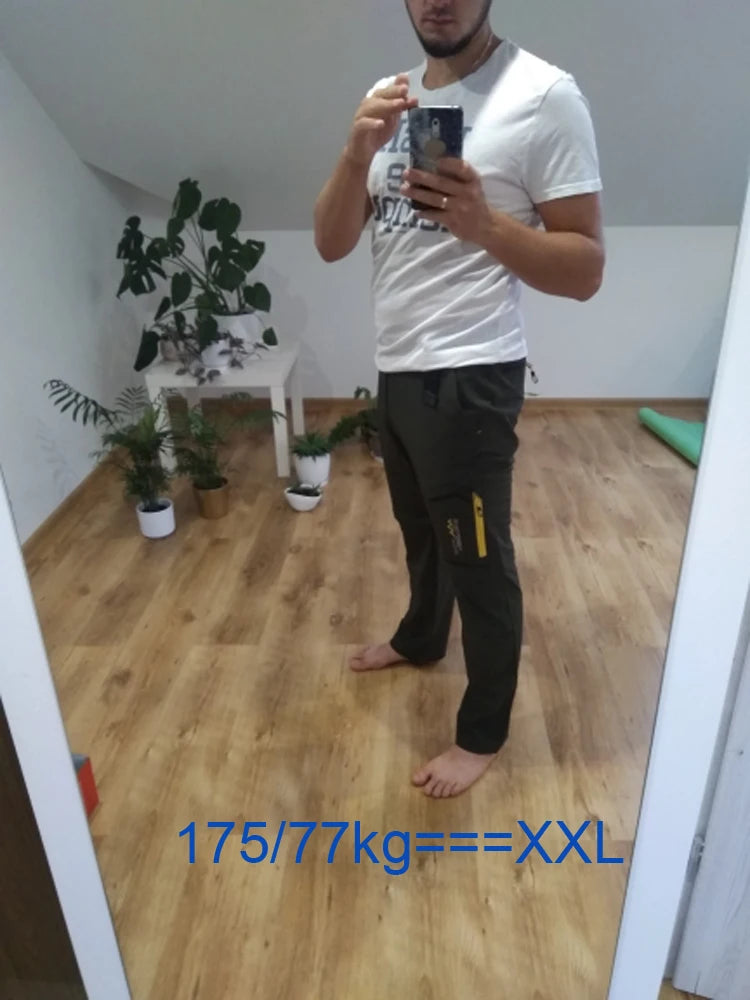 Spring Hiking Pants Men Waterproof Can be converted into shorts Fishing Wear Climbing Clothes Quick Dry Anti-UV Trousers