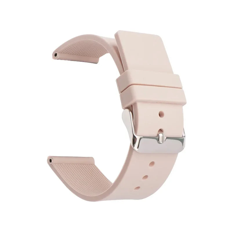 12mm 14mm 16mm 18mm 20mm 22mm 24mm Silicone Strap for Omega Soft Rubber Band Candy Color Men Women Replace Bracelet Accessories