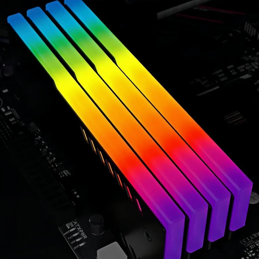 CX FUTRUE Aluminum Desktop Memory Module Heat Dissipation Vest, ARGB Light Effect, Desktop Memory Heat Dissipation Vest.White.