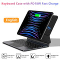 GOOJODOQ Magic Keyboard Case for iPad Pro 11 M4 iPad Air 4/5/6 Smart Pogo Pin PD18W Pass Through Charging Smart Gesture Trackpad