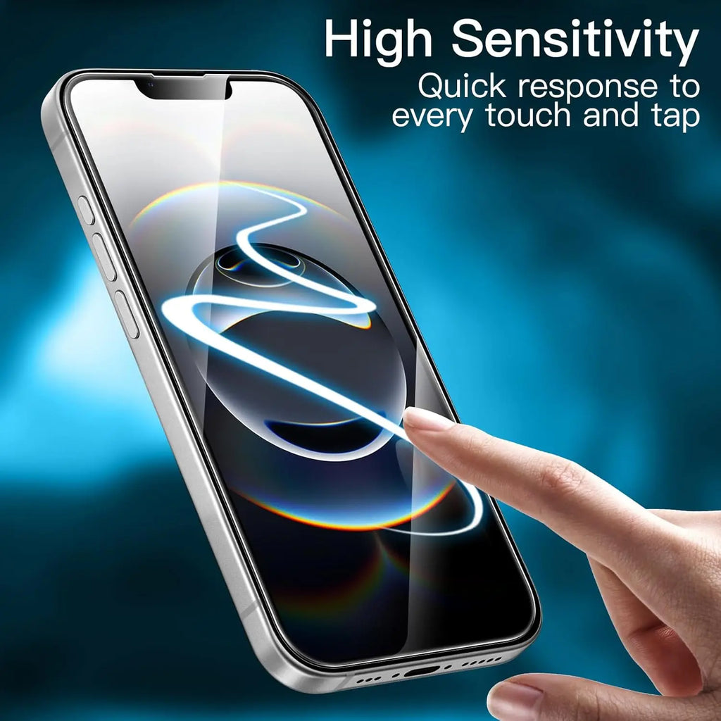 For iphone 16e tempered Glass protective film, scratch resistant and bubble free 6.1 inch 9H hardness glass Film