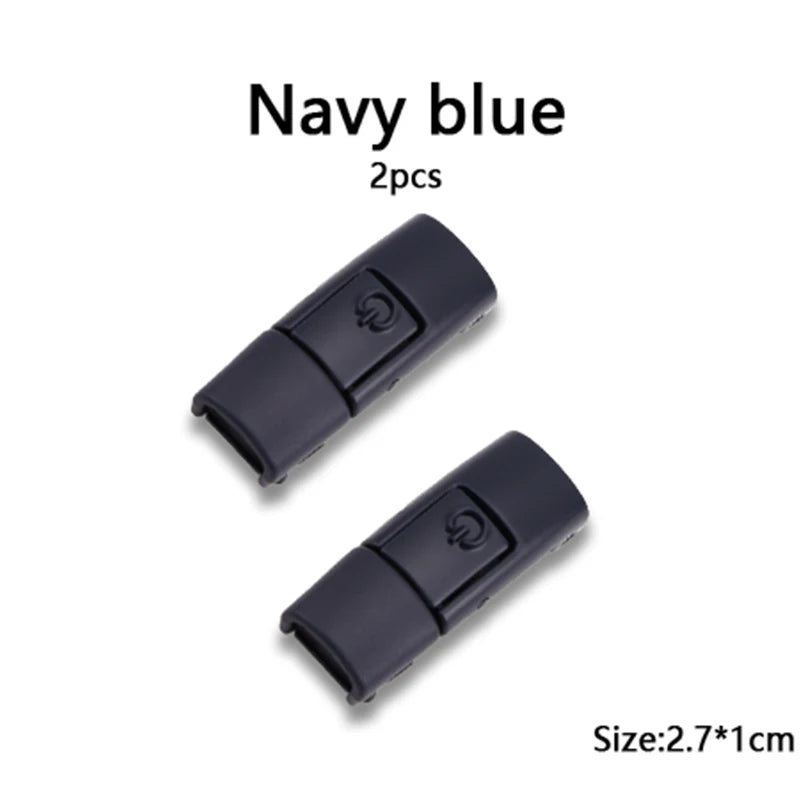 New Colorful Metal Shoelace Clip Press buckle Shoelaces Press Lock Shoes Accessories AF1 Sneakers Kits Metal Laces Tip