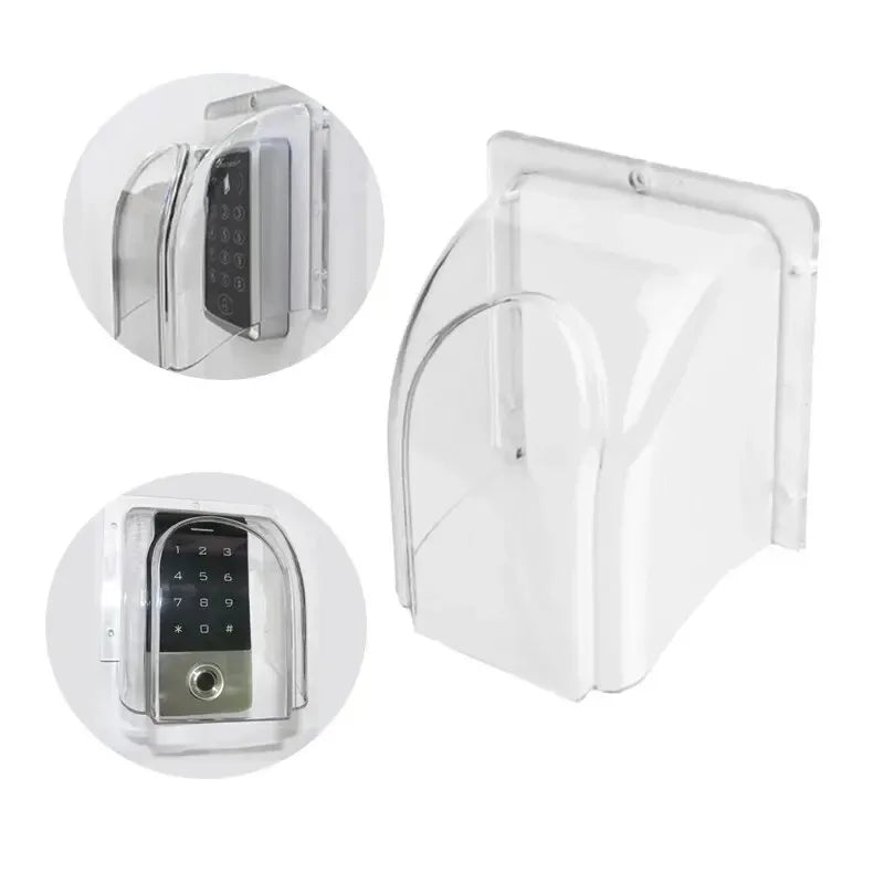 5YOA Durable Transparent Rain Cover For Access Control Attendance Machine Doorbell Switch Sunscreen Dustproof Waterproof Shell
