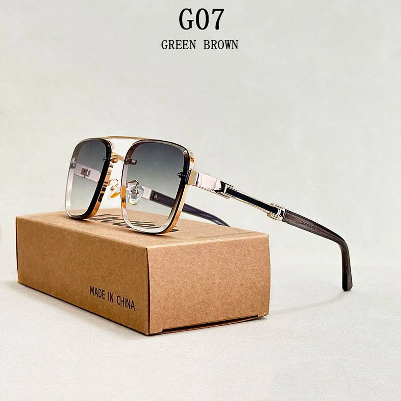 Designer Square Sunglasses For Men Oculos Vintage Trending Sunglasses Dropshipping Glasses Vacation Outdoor Lentes Gafas De Sol