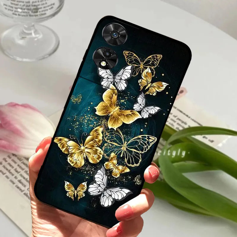 For TCL 505 Case TCL 50 SE / 50 5G Silicone Shockproof Soft Phone Cover for TCL 505 Case Funda Cute TPU Coque Protective Shell