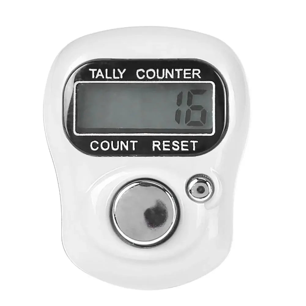 Electric Digital Display Counter Buddha Chanting Counter Electronic Digital Display Hand Tally with LED Light for Sewing