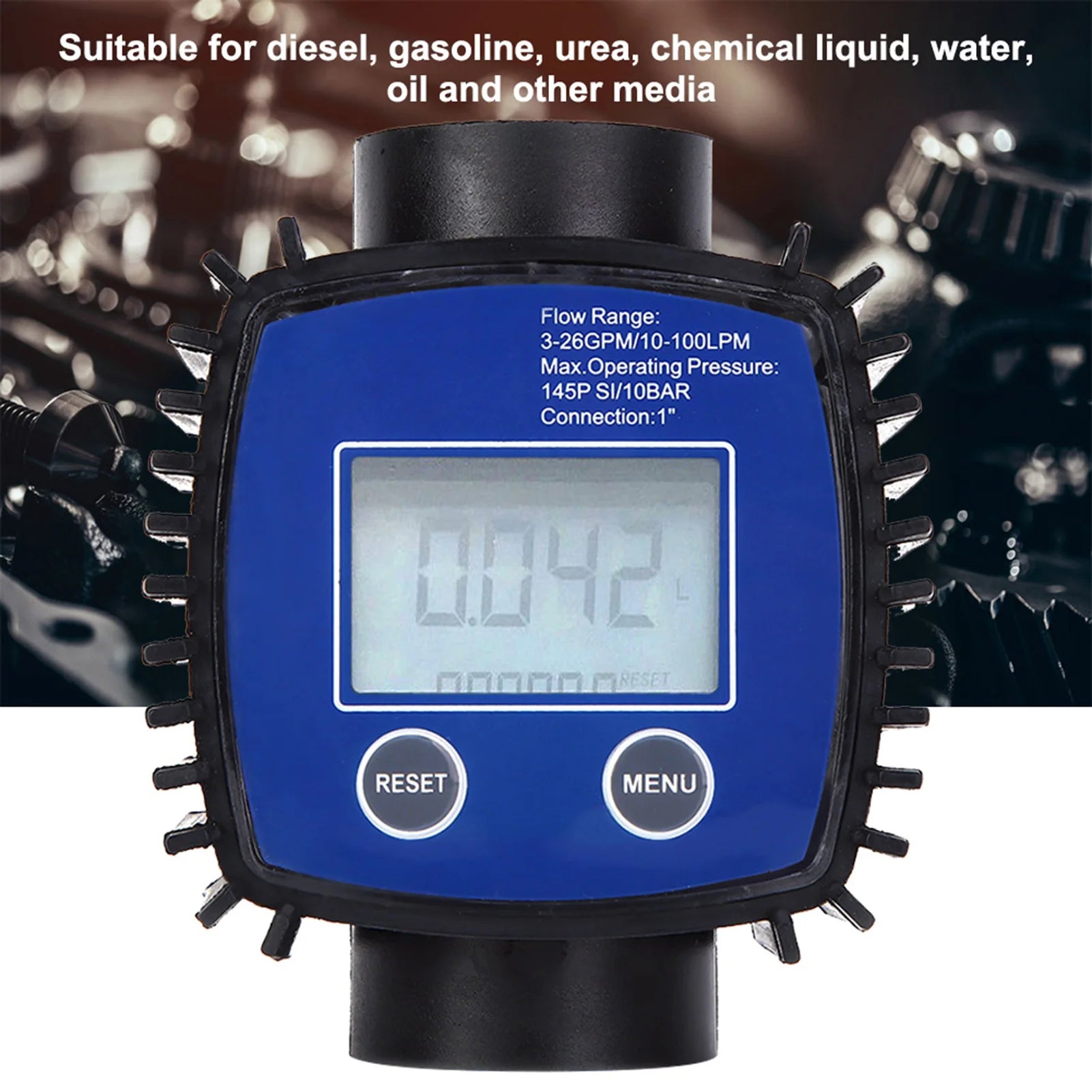 Digital Display  Meter  Meter  Gauge Digital Display High Accuracy Water  Meter Flowmeter 1in Internal Thread