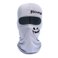 1pc/2pcs Smiling face print Balaclava face mask, summer cool neck cover, motorcycle skiing scarf, unisex