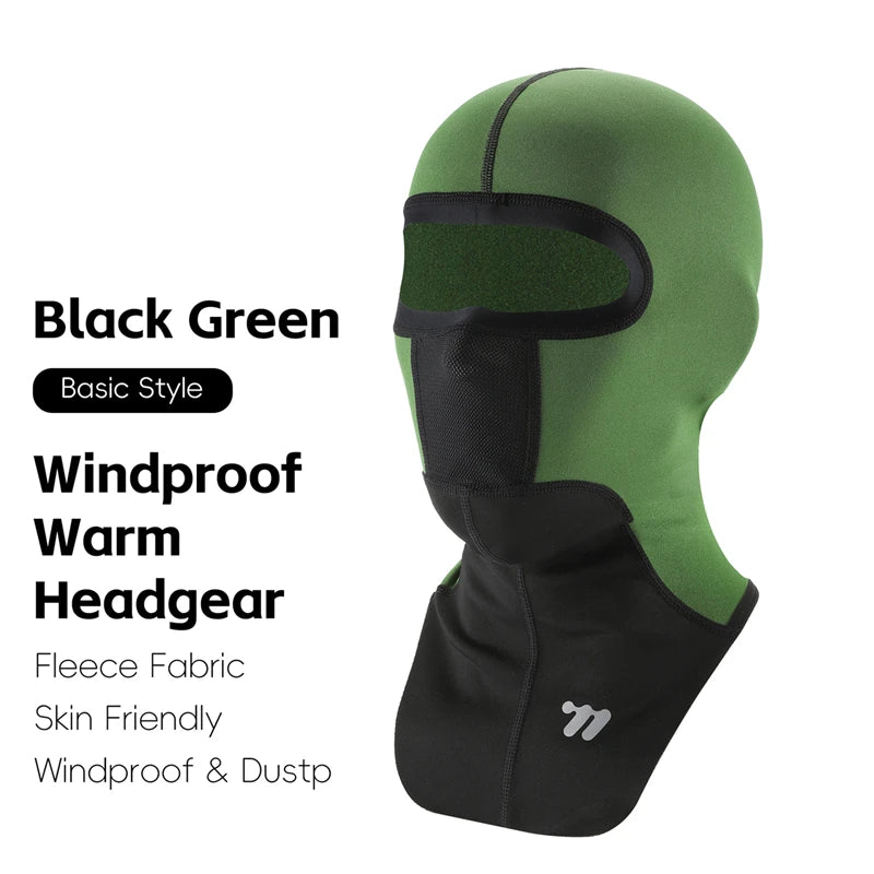 WEST BIKING Winter Warm Cycling Cap Windproof Thermal Bicycle Motorcycle Balaclava Men Women Running Skiing Scarf Full Face Mask