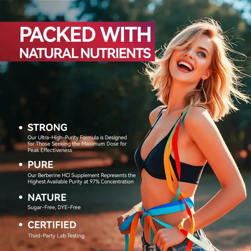 High-Potency Berberine Supplement, Support Insulin Sensitivity & Healthy Cholesterol, Hormonal Balance, Aids Healthy Metabolism