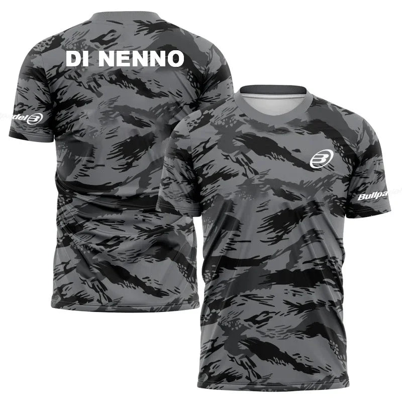 2026 Men's Quick Drying Padel T-Shirt Breathable Tennis Short Sleeve Tops World Padel Fans T Shirts Fitness Running Sportwear