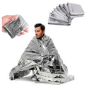 EW Portable Small Outdoor Camping Supplies First Aid Blanket Emergency Survival Blanket Insulation Blanket Sunscreen Blanket