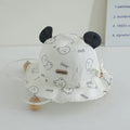 Cartoon Baby Fisherman Hat Cute Children Sunshade Basin Cap 3-12Month Infants Bowl Caps Soft Cotton Toddler Sunscreen Visors