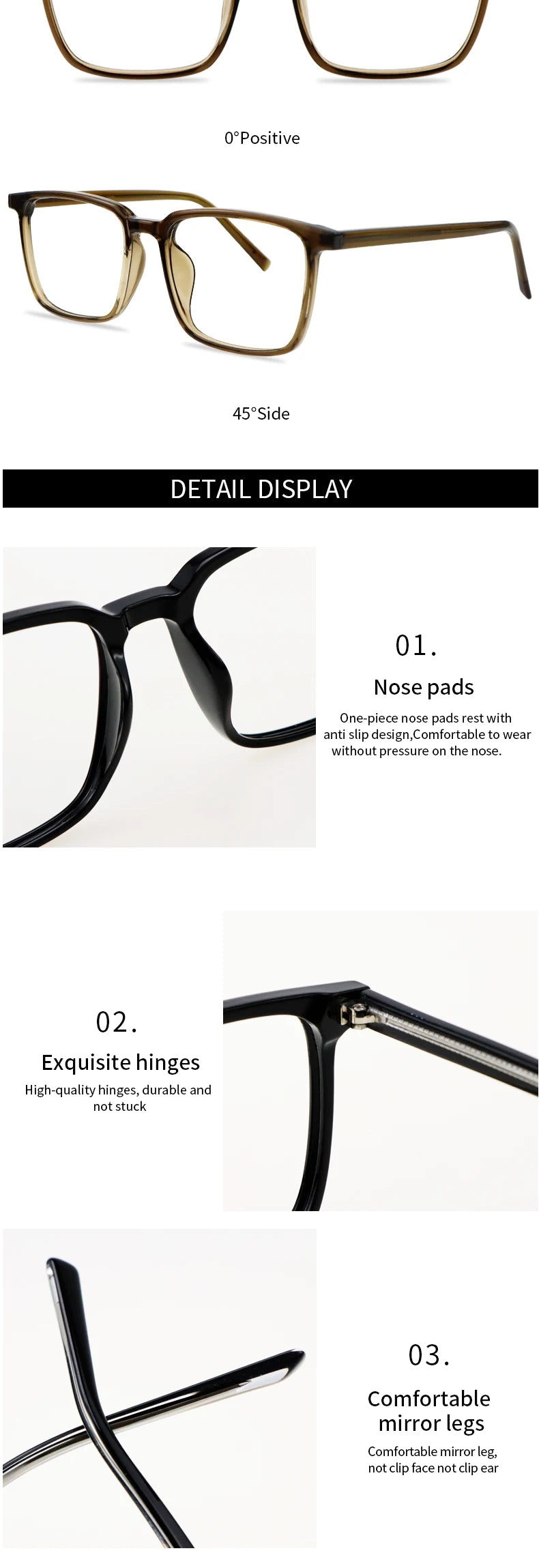 Photochromic Progressive Multifocus Computer Reading Glasses  Transition UV Sunglasses Anti Glare Sun Reader for Women Men