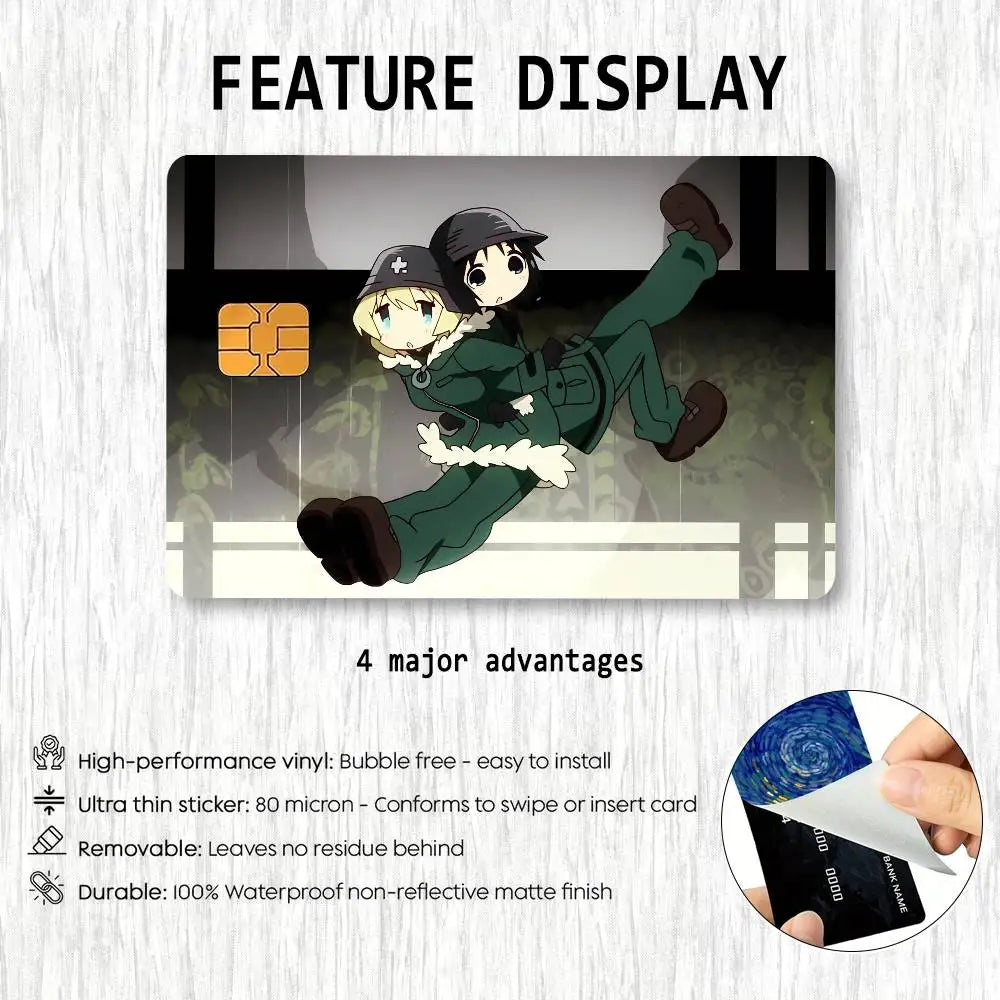 G-Girls' Last Tour Card Stickers Credit Card DIY Card Protector Stickers Waterproof Film Skin Cover