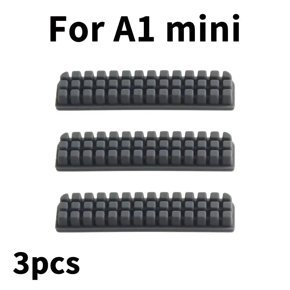Nozzle Brush For Bambu Lab A1 Wiper Silicone Brush Hotbed Mounted Scrubbers For Bambu A1 Mini Cleaning Tool 3D Printer Accessory