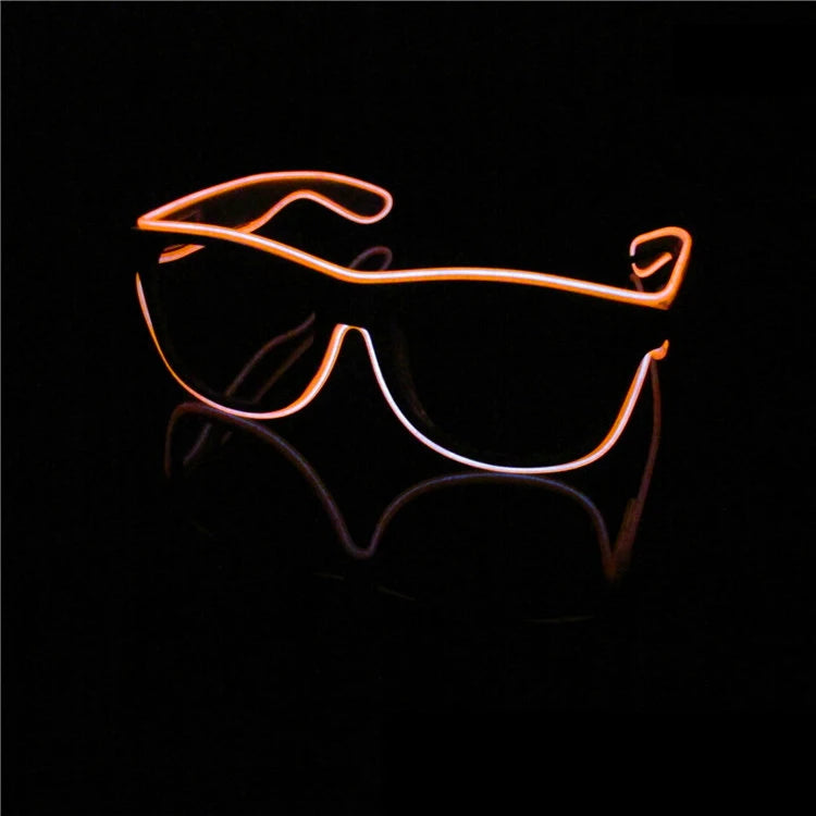 Led Glasses Neon Party Flashing Glasses Novelty Gift EL Wire Glowing Gafas Luminous Bril  Glow Sunglasses Bright Light Supplies