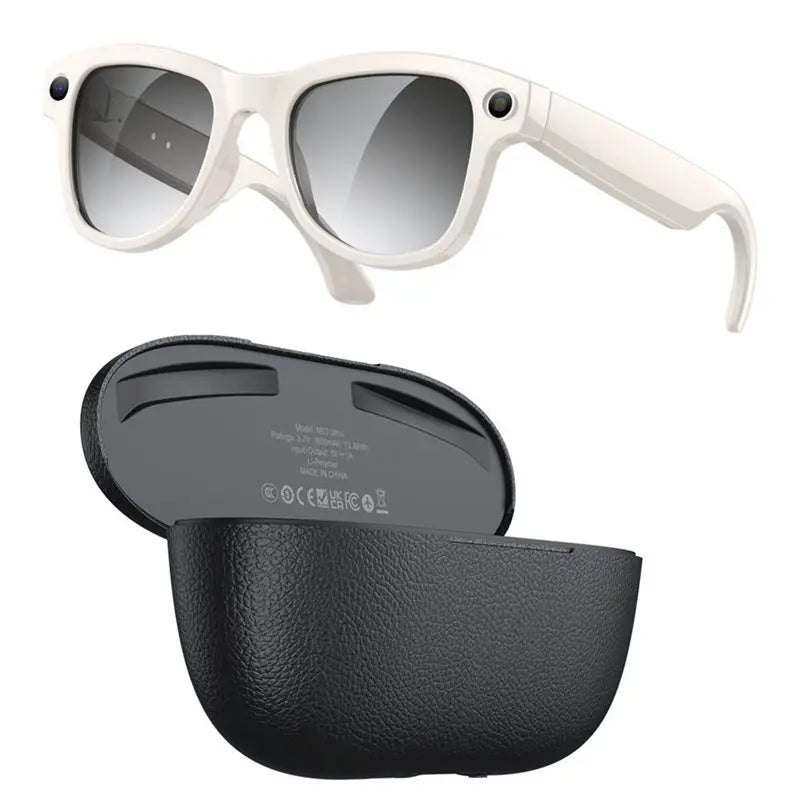 ABGI-AI Smart Glasses With 8MP Camera Video Recording AI Photo Recognition Bluetooth Call Voice Translation Functionality Sungla