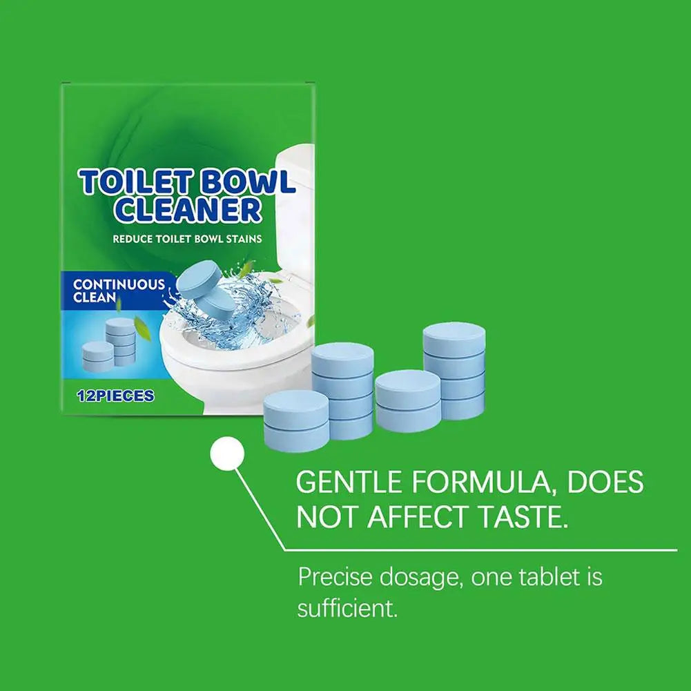 Toilet Cleaning Tablets Continuous Cleaning Reduces Toilet Stains Easy To Use Compact Portable And Convenient