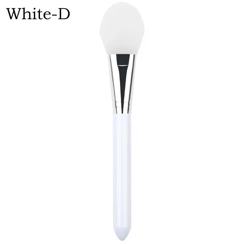 4/1pcs Silicone Face Mask Applicators Soft Head Flexible Face Mask Brushes for Mud Clay Reusable Face Mask Spatula Makeup Tools