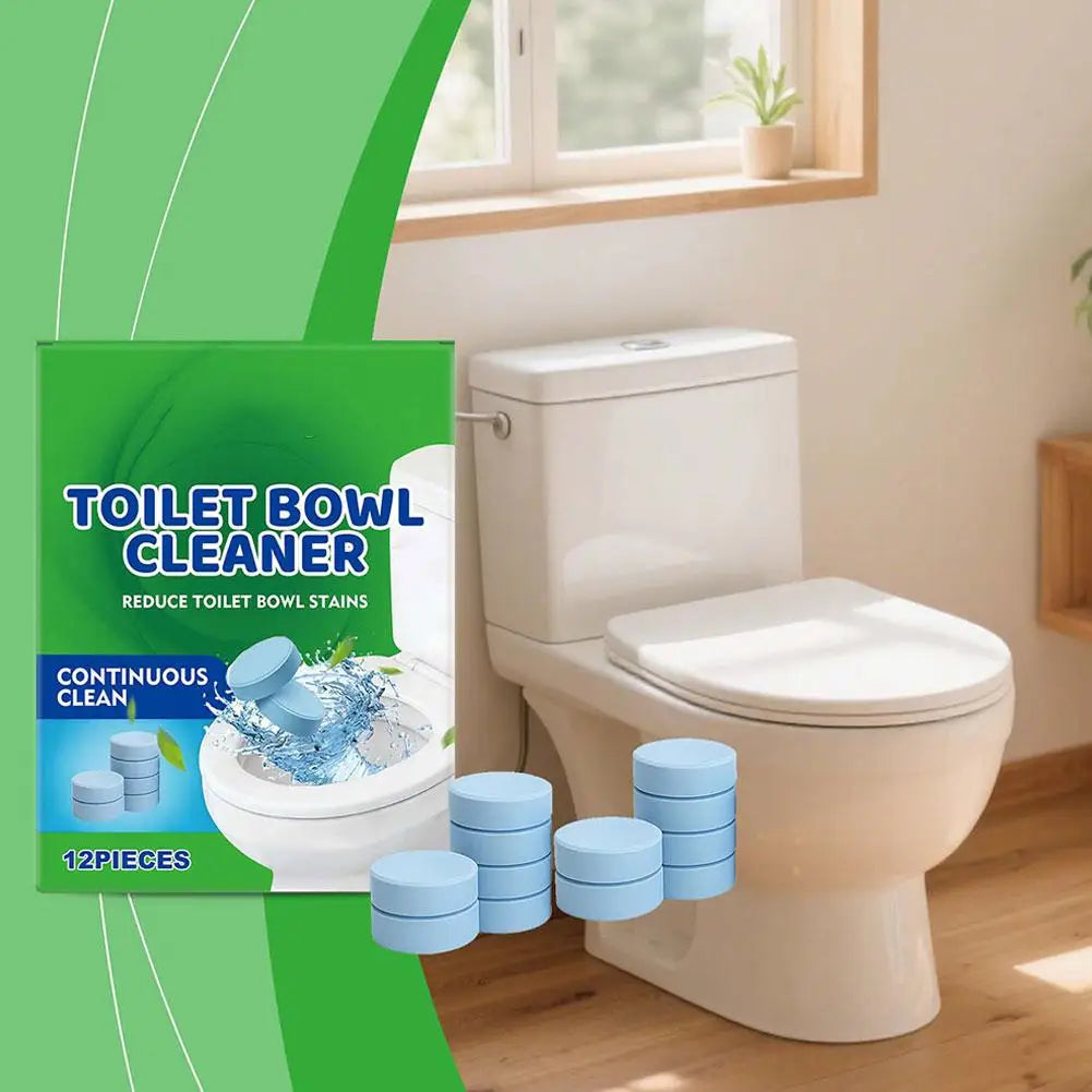 Toilet Cleaning Tablets Continuous Cleaning Reduces Toilet Stains Easy To Use Compact Portable And Convenient