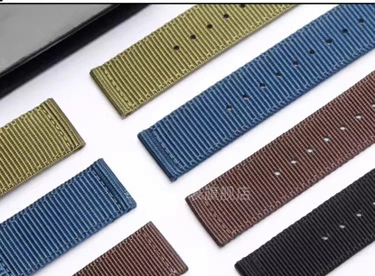 For Casio AE1200 AE1300 A168w/A158W MRW200/F91w AQ230 Bracelet woven nylon canvas watch strap 18mm Men's and women's watch band