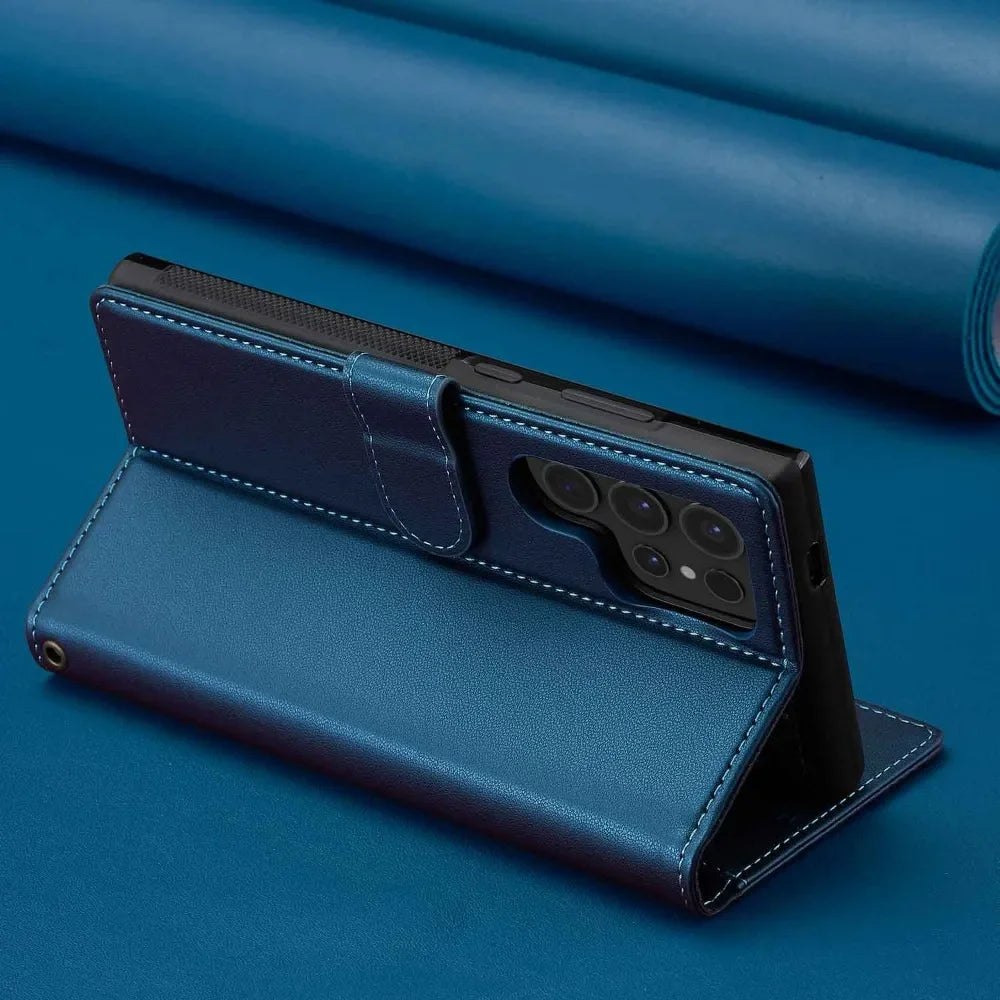 Detachable Wallet Case For Samsung Galaxy S25 Ultra S24 FE S23 + Plus Card Holder Kickstand Shockproof Wrist Strap Flip Cover