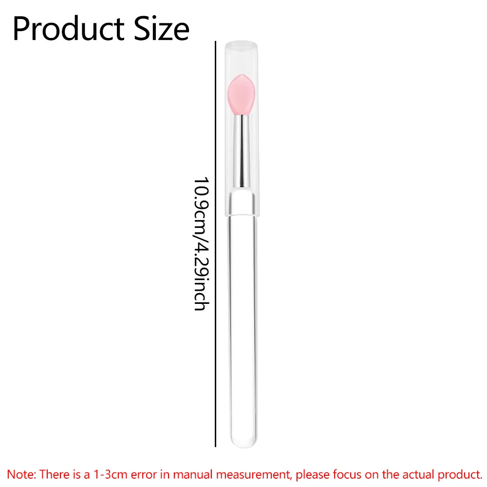3/15PCS Silicone Lip Mask Applicator Reusable Lip Brush Transparent Lipstick Tool For Lip Gloss Eyeshadow Brushes Makeup Tools