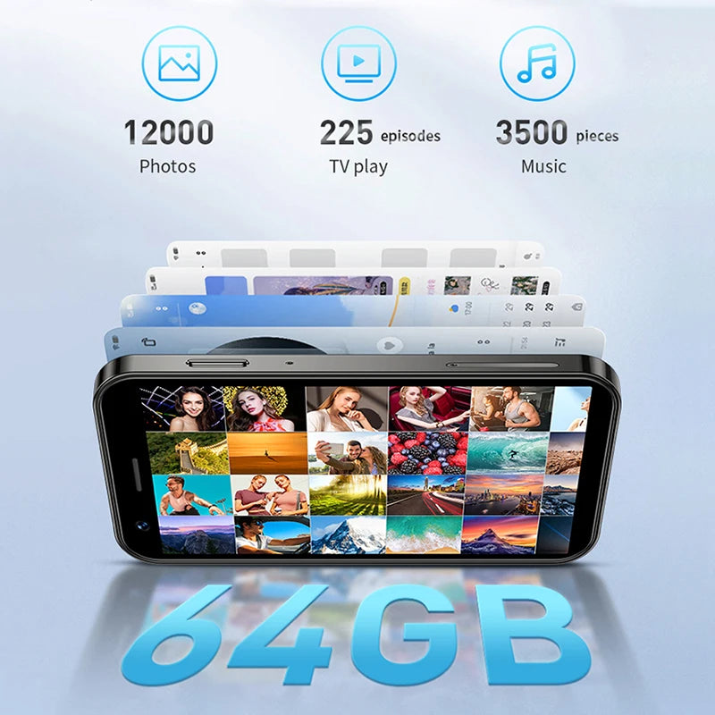 SOYES XS16 Americas Version 4G Network 3.0" Mini Smartphone 3GB RAM 64GB ROM Android 10.0 WIFI Bluetooth GPS Small Phone