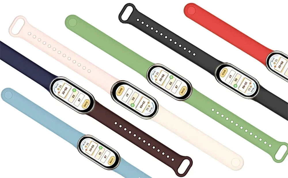 Official silicone Watch band For Xiaomi Mi band 10-NFC Strap Replacement miband10 Bracelet Sport smart mi band 9-8 Accessories